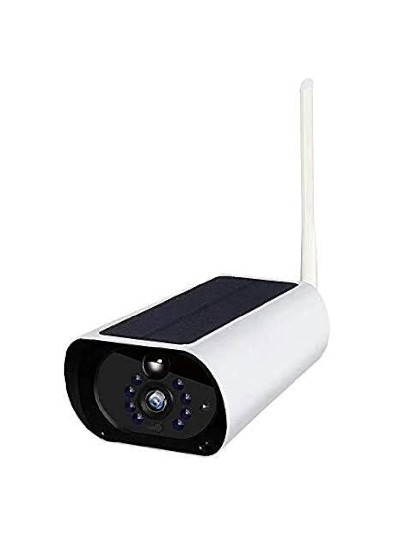 كاميرا مراقبة لاسلكية بالطاقة الشمسية مع تكبير 4 أضعاف وصوت ثنائي الاتجاه للمراقبة الخارجية - Image 1