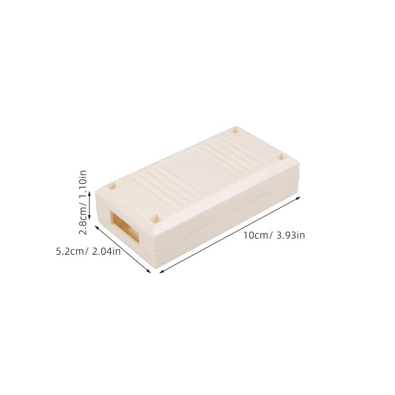 White Plastic Outdoor Electrical Junction Box For Reliable Power Control - Image 3