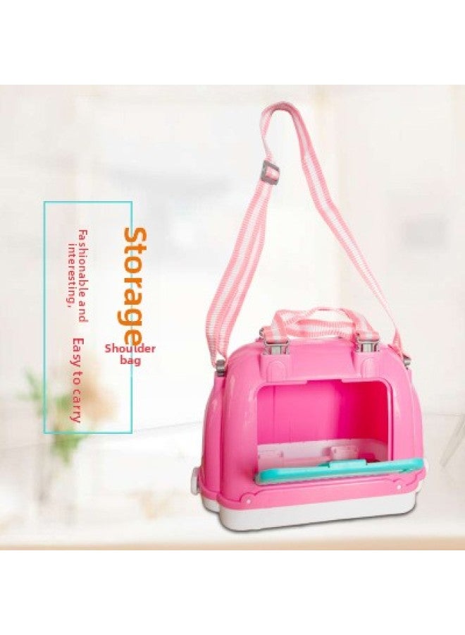 Children Play House Toy Suitcase 2-in-1 Tableware Tool Dresser Doctor Suit Toys-Color:MTL127563 - Image 4