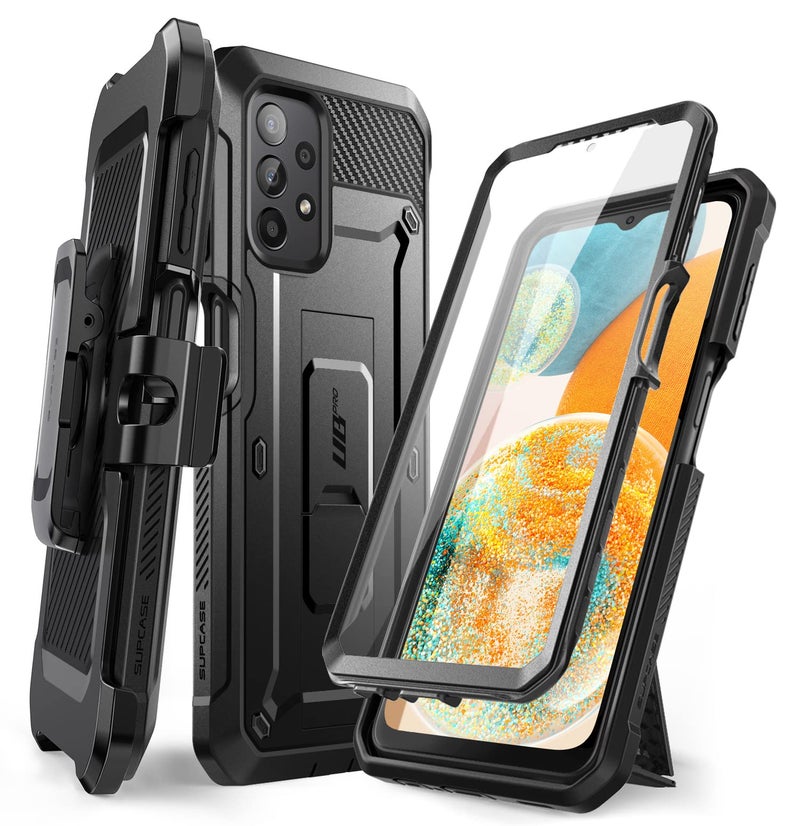 SUPCASE for Samsung Galaxy A23 5G Case with Stand (Unicorn Beetle Pro), [Built-in Screen Protector & Belt-Clip] Heavy Duty Full-Body Rugged Kickstand Protective Phone Case for Samsung A23 4G/5G, Black - Image 1