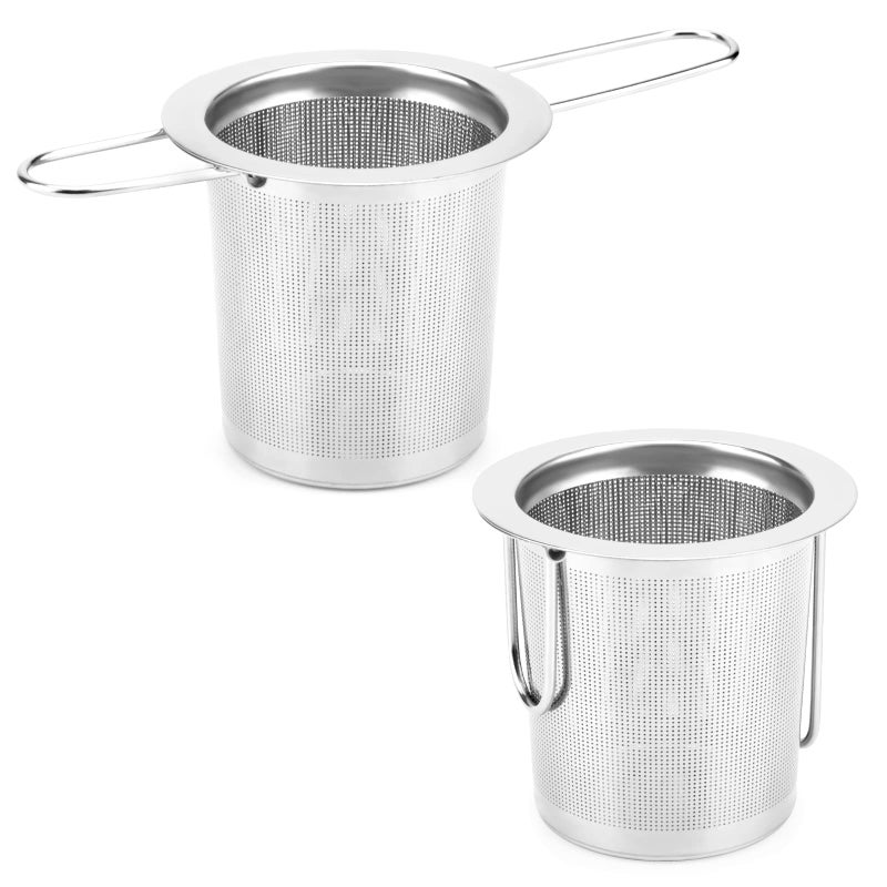 Evmliy Tea Infuser  Evmliy Stainless Steel Tea Strainer Sitting In Mugs  Tea Infusers For Loose Tea  Tea Diffuser Long-Handled Tea Strainers Tea Filters  Loose Leaf Tea Steeper For Herbs Spices - Image 1