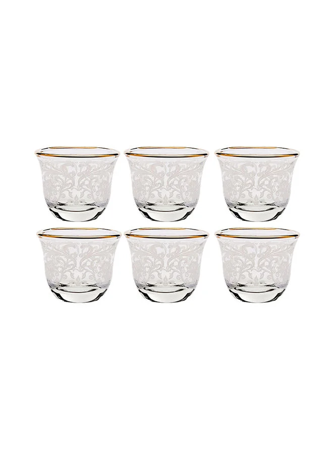 Villeroy & Boch 6-Piece Embroidery Gold Gawa Cups