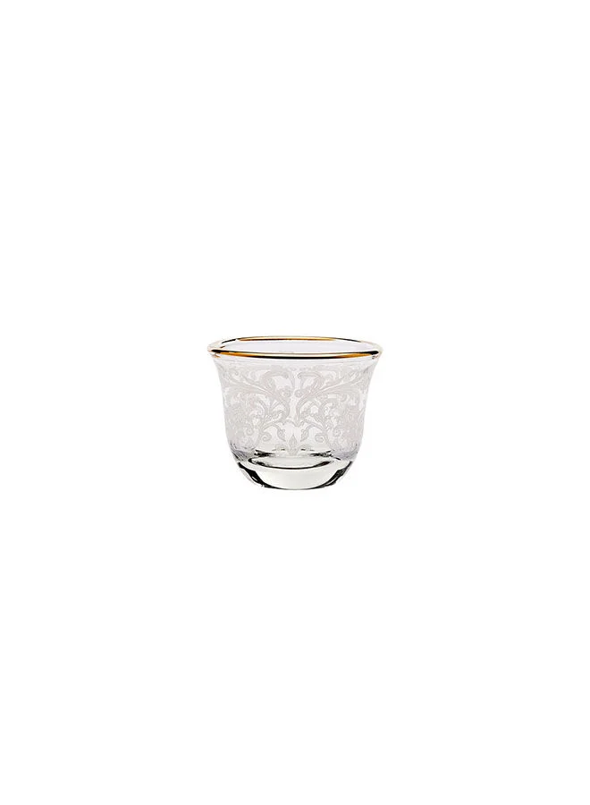 Villeroy & Boch 6-Piece Embroidery Gold Gawa Cups