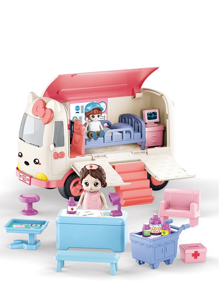 GULFLINK DIY Educational Kids Pretend Role Play Toy Simulation Toys For Kids Pink - Image 2