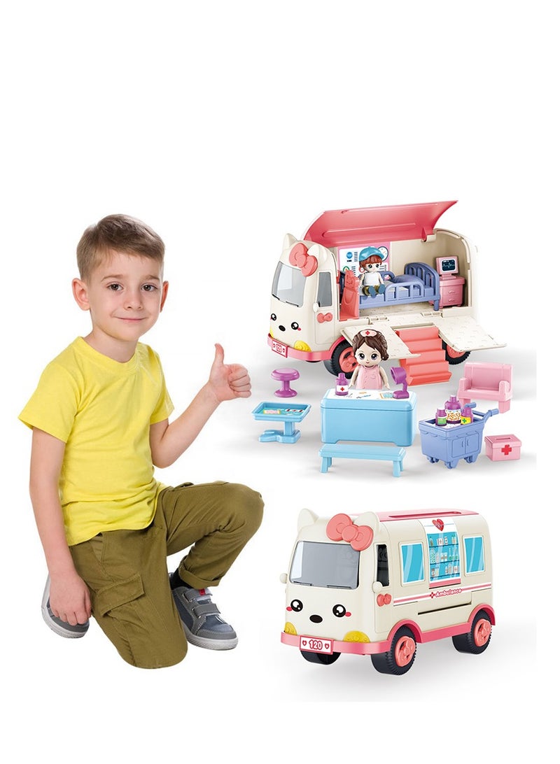 GULFLINK DIY Educational Kids Pretend Role Play Toy Simulation Toys For Kids Pink - Image 1