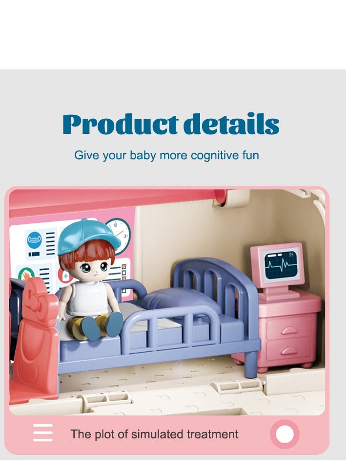 GULFLINK DIY Educational Kids Pretend Role Play Toy Simulation Toys For Kids Pink - Image 4