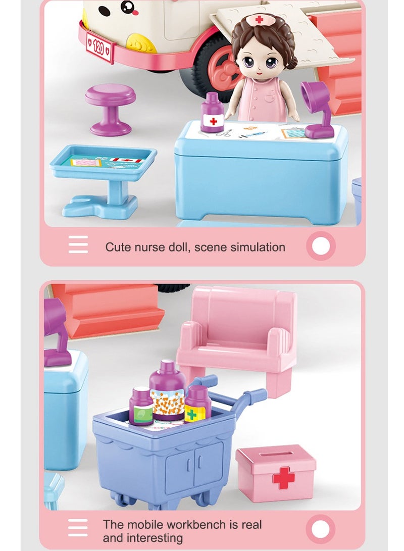 GULFLINK DIY Educational Kids Pretend Role Play Toy Simulation Toys For Kids Pink - Image 5