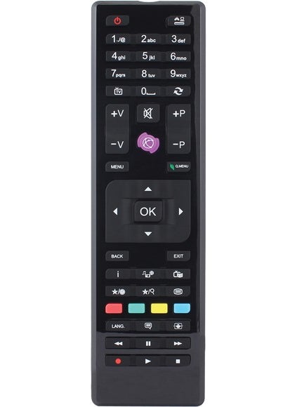 Weko KL Vestel-Seg-Regal Square Hub Mini LCD-LED TV Remote Control