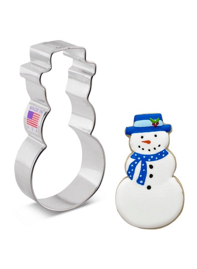 Ann Clark Cookie Cutters Snowman With Hat Cookie Cutter 4" Made In Usa By Ann Clark - Image 2