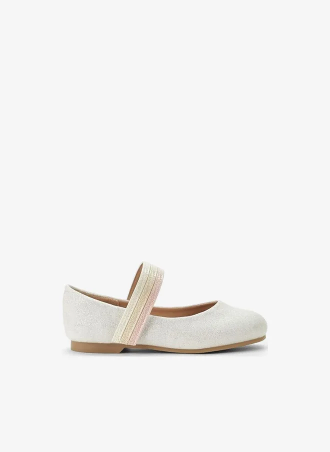 جونيورز حذاء باليرينا بناتي بشريط لاصق