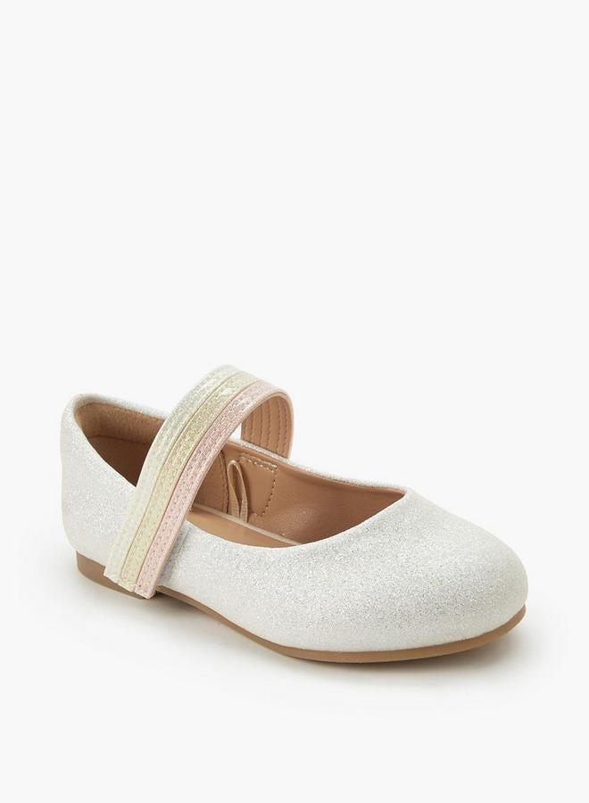 JUNIORS Girls Hook And Loop Ballerina Shoes - Image 2