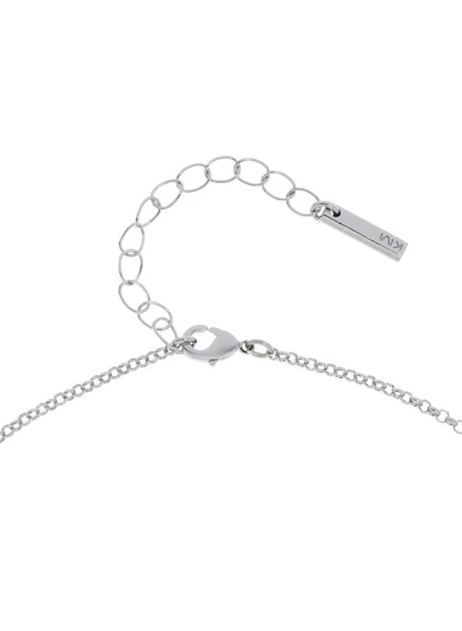 Karen Millen Large Pearl Ball Pendant Necklace