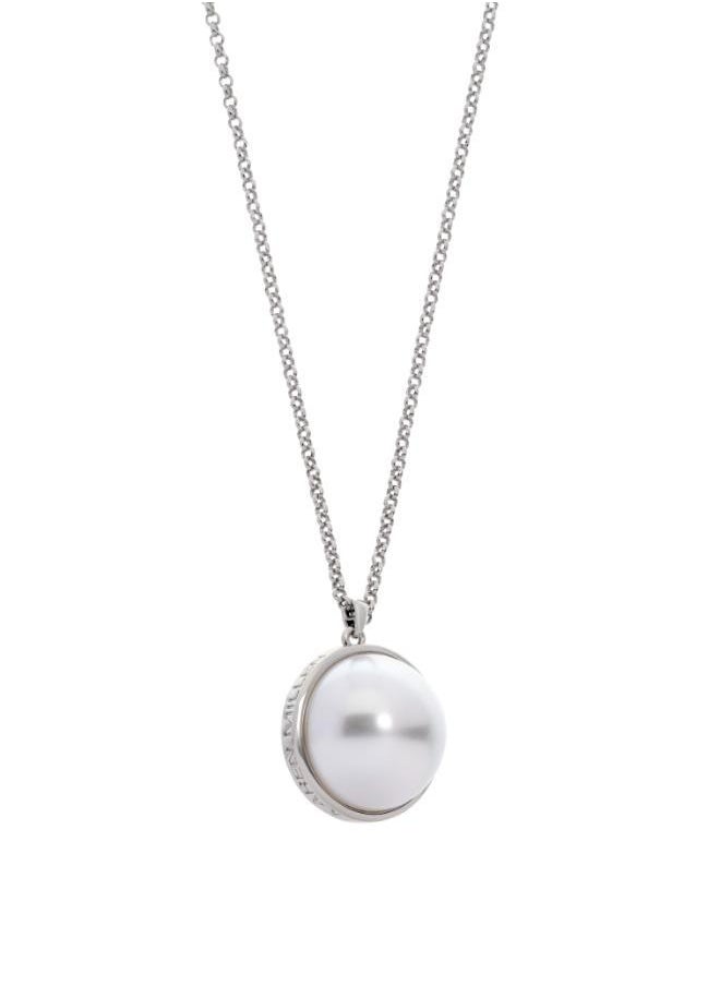Karen Millen - Large Pearl Ball Pendant Necklace - Image 1