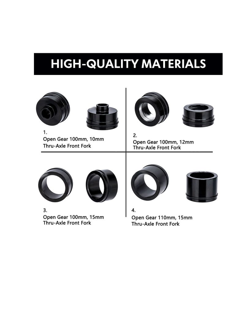 Excefore Bike Fork Mount, Bike Car Rack Carrier, Aluminum Alloy Bicycle Fork Bracket, Suitable for Outdoor Travel Transporting Bicycle, Fits Thru Axle Fitments Sizes 100*5/100*12/100*15/110*15mm - Image 4