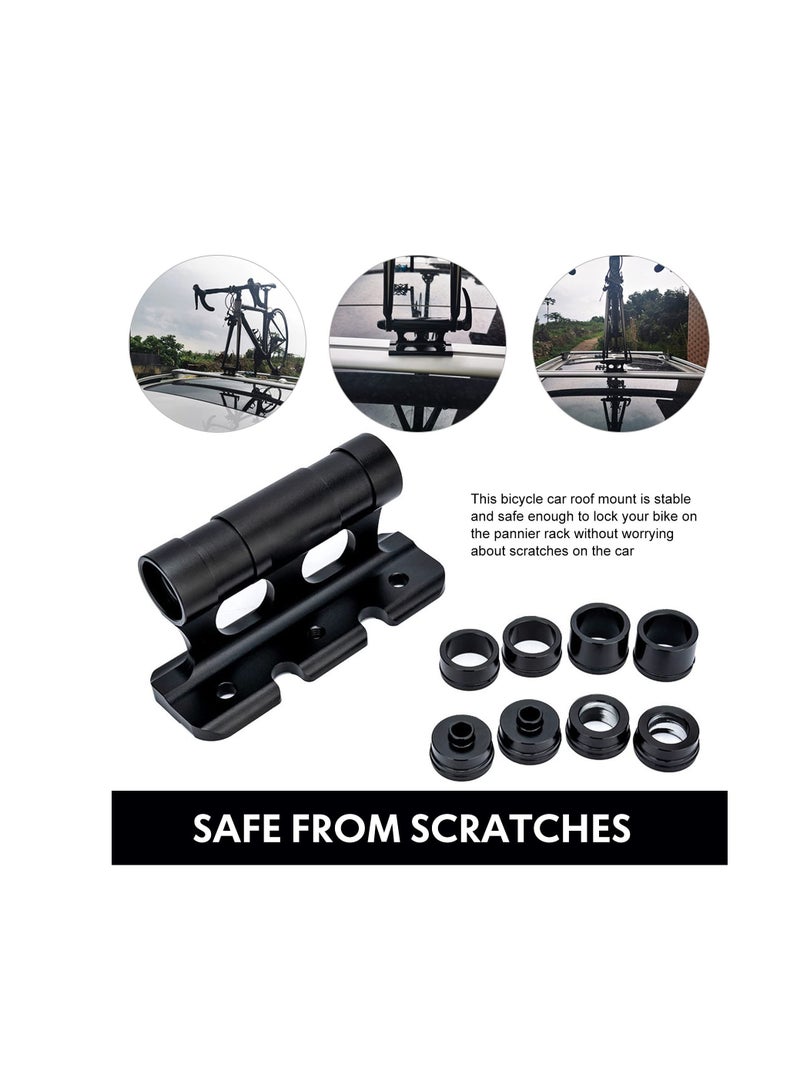 Excefore Bike Fork Mount, Bike Car Rack Carrier, Aluminum Alloy Bicycle Fork Bracket, Suitable for Outdoor Travel Transporting Bicycle, Fits Thru Axle Fitments Sizes 100*5/100*12/100*15/110*15mm - Image 5