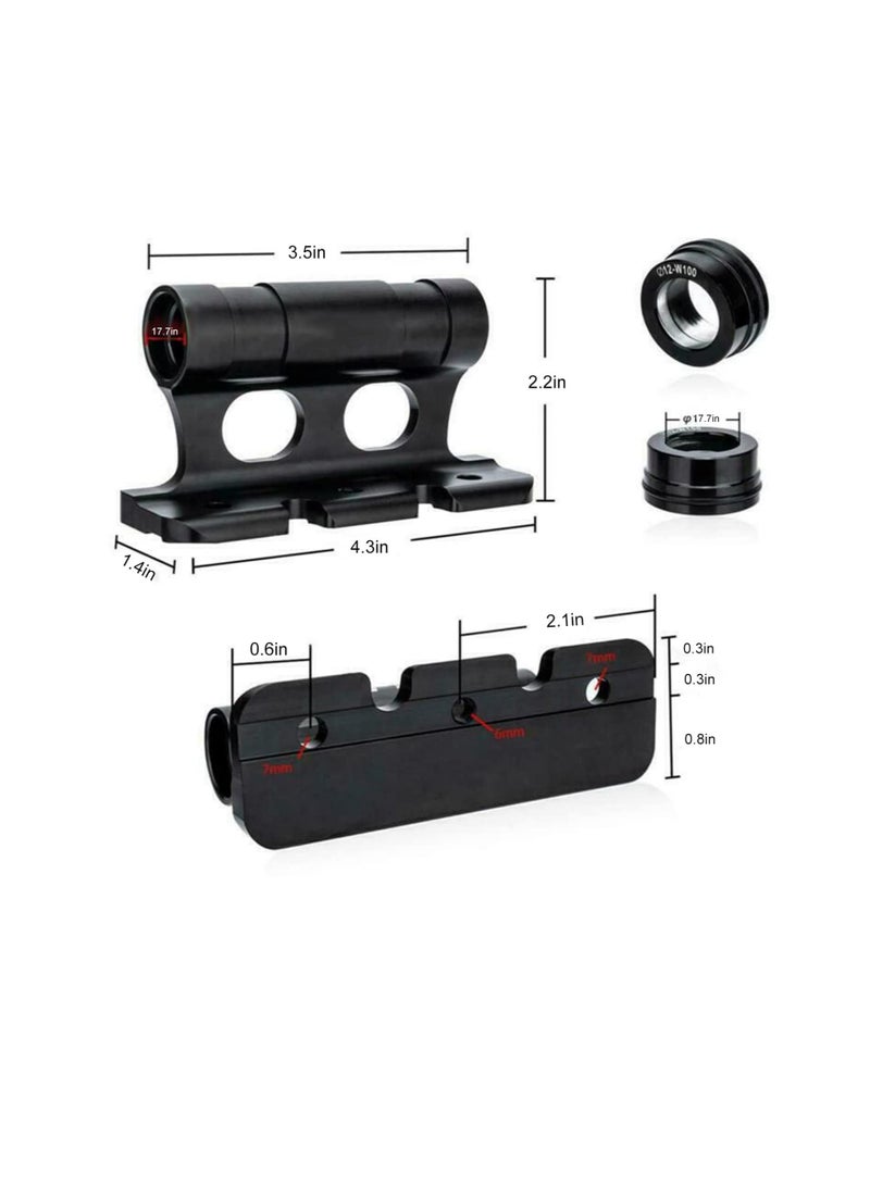 Excefore Bike Fork Mount, Bike Car Rack Carrier, Aluminum Alloy Bicycle Fork Bracket, Suitable for Outdoor Travel Transporting Bicycle, Fits Thru Axle Fitments Sizes 100*5/100*12/100*15/110*15mm - Image 2