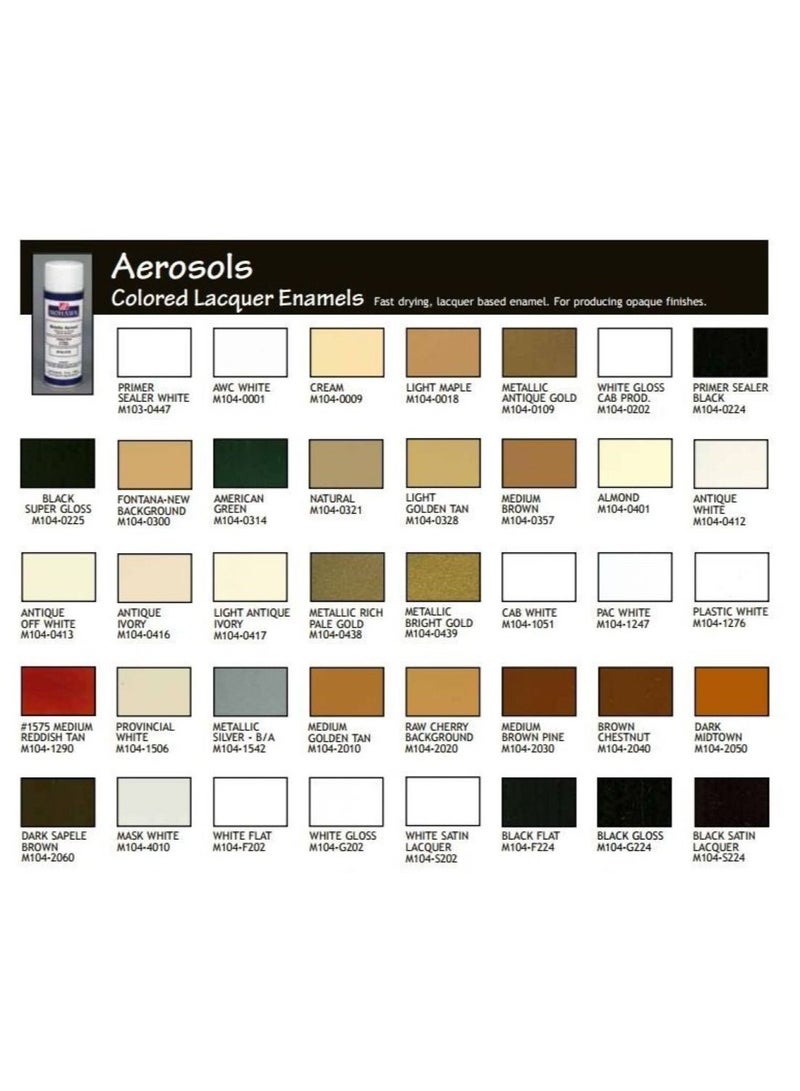 Mohawk Finishing Products Mohawk Colored Lacquer Enamel Druid Hills M104 3852 Premium Lacquer Spray for Wood Fast Drying - Image 3