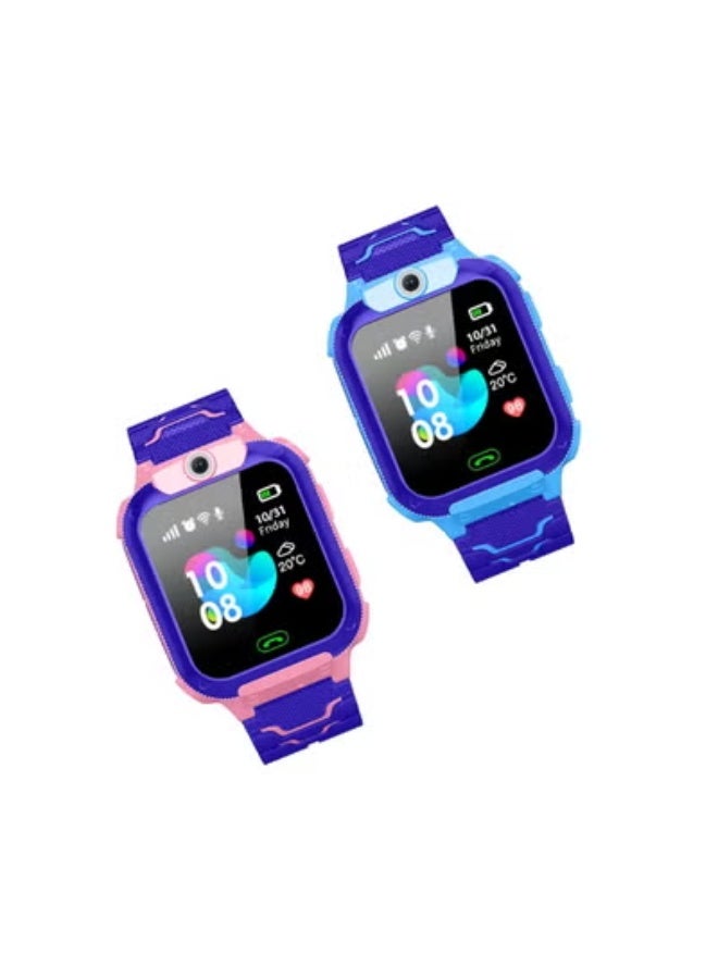 Children's Watch,Touch Smart Watch,Rechargeable,Suitable for Children over 5 Years Old(Blue) - Image 3