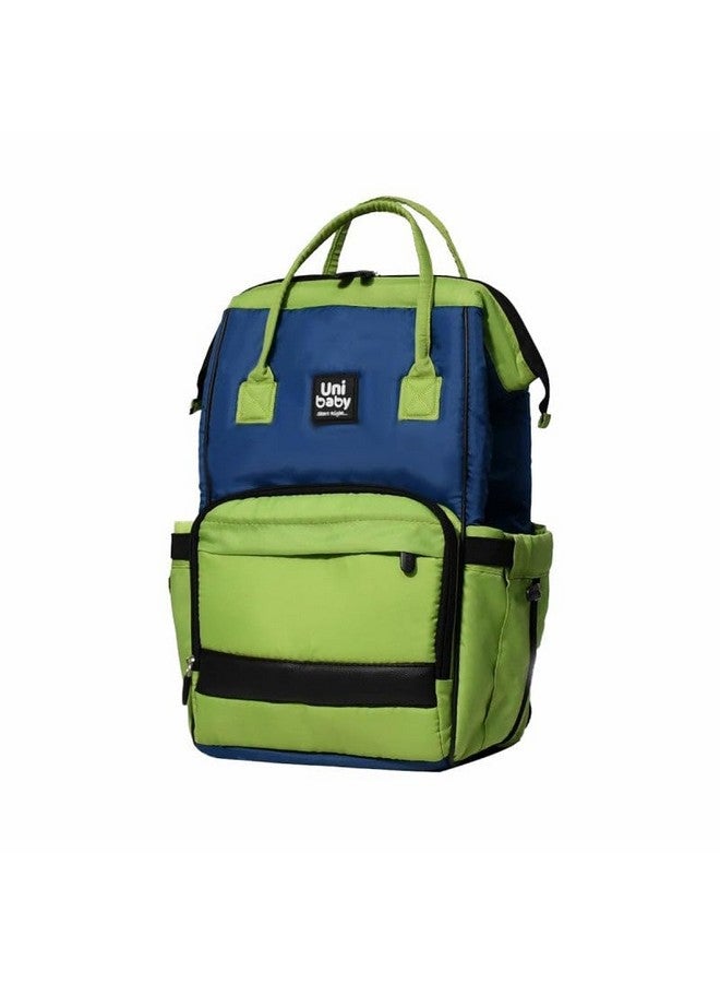 Mommy bag,Diaper Bag, Multi-Compartment Backpack for Baby Essentials (Green and Navy Blue) - Image 1