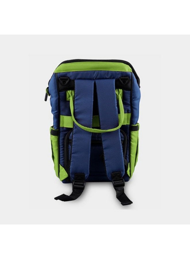 Mommy bag,Diaper Bag, Multi-Compartment Backpack for Baby Essentials (Green and Navy Blue) - Image 3
