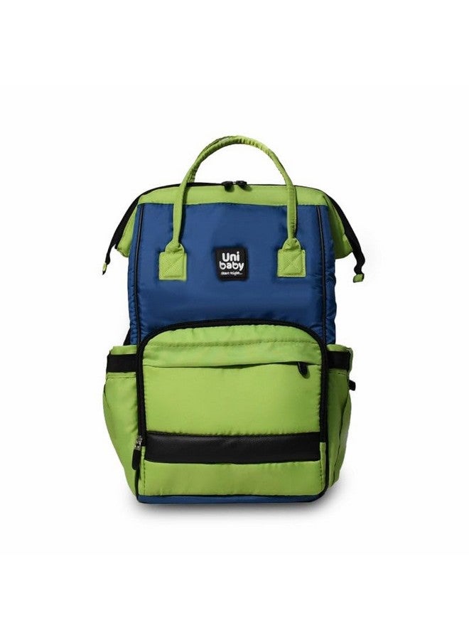 Mommy bag,Diaper Bag, Multi-Compartment Backpack for Baby Essentials (Green and Navy Blue) - Image 2