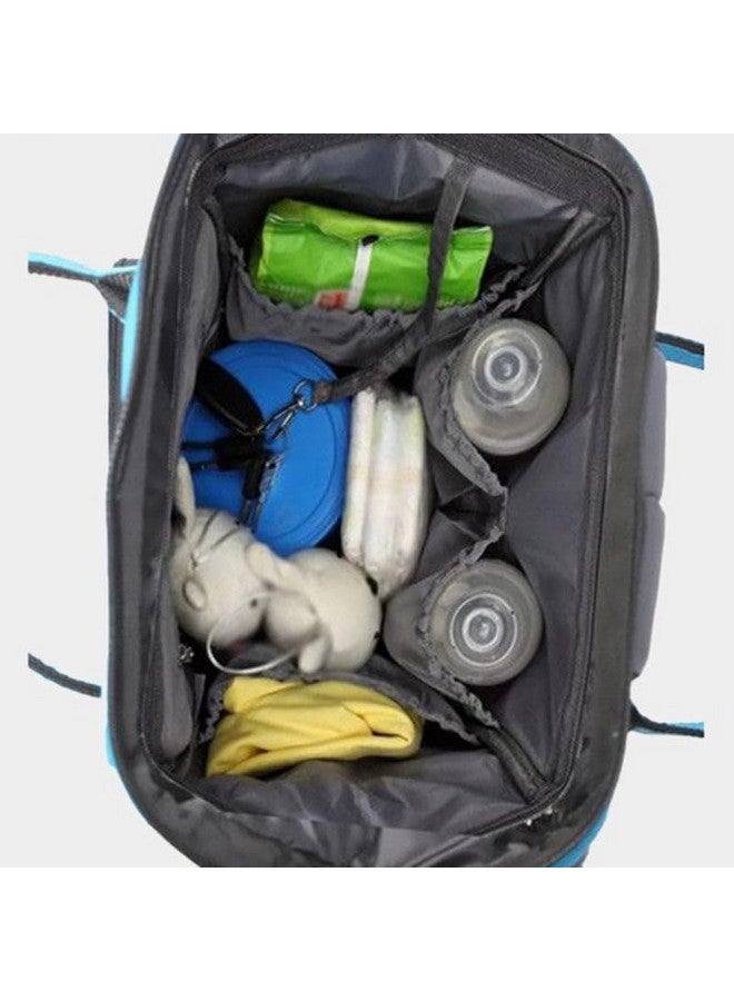 Mommy bag,Diaper Bag, Multi-Compartment Backpack for Baby Essentials (Green and Navy Blue) - Image 5