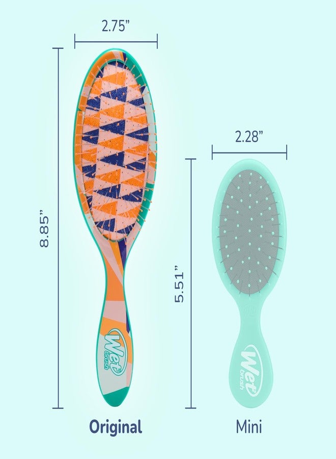 Wet Brush Original Detangler Hair Brush, Flag Up (Artful Ace) - Ultra-Soft IntelliFlex Bristles - Detangling Brush Glides Through Tangles For All Hair Types (Wet Dry & Damaged Hair) - Women & Men - Image 4