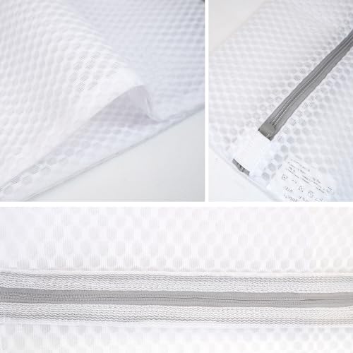GOGOODA Mesh Laundry Bag for Delicates Set of 2 Lingerie Bags for Washing Machine Great for Laundry, Hosiery, Blouse, Underwear, Pantyhose, Socks(Set of 2) - Image 3