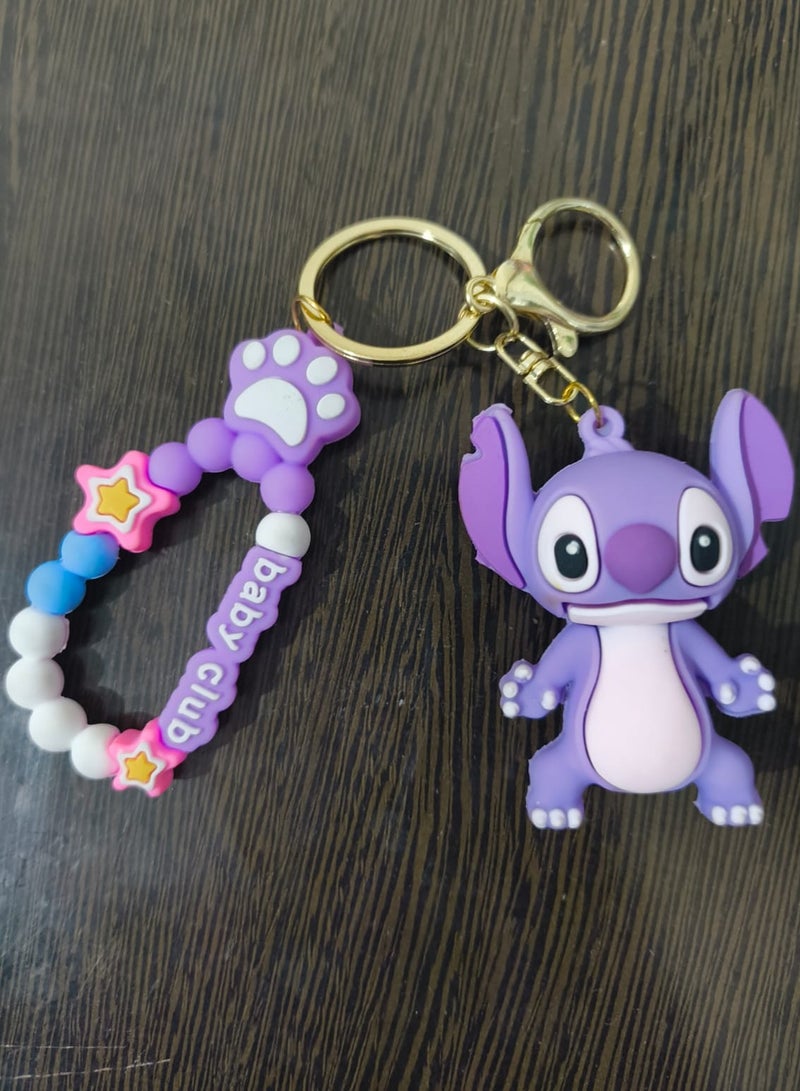 ستيتش سلسلة مفاتيح دمية غرزة لطيفة ملحقات المعصم لحقيبة الظهر وحقيبة اليد ومفاتيح السيارة - Image 1