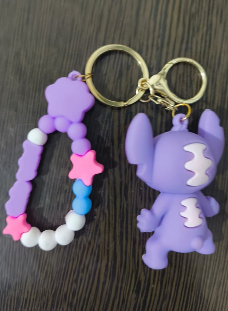 ستيتش سلسلة مفاتيح دمية غرزة لطيفة ملحقات المعصم لحقيبة الظهر وحقيبة اليد ومفاتيح السيارة - Image 4