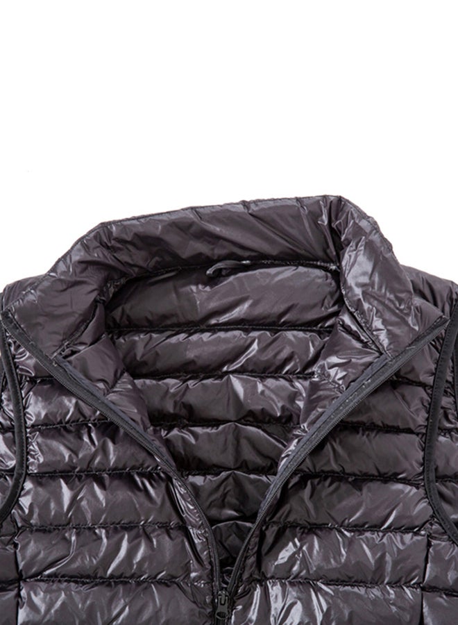 دي بي تي جاكيت صيد رجالي، جاكت رجالي، اسود، مقاس L - Image 3