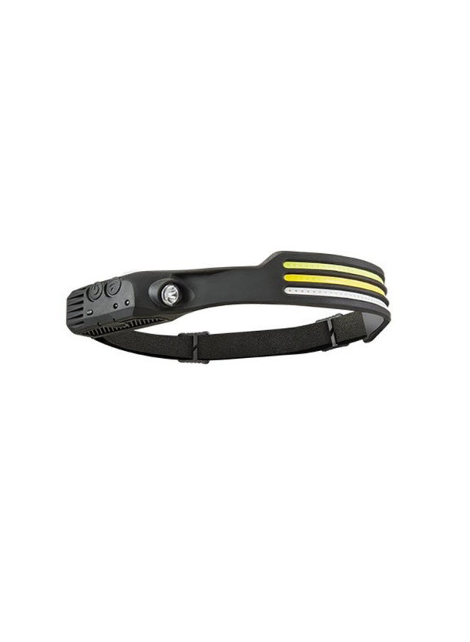 Generic Cross-border New Wave Induction COB Headlight Outdoor Riding Light USB Charging Night Running Light LED Strong Light Headlight 