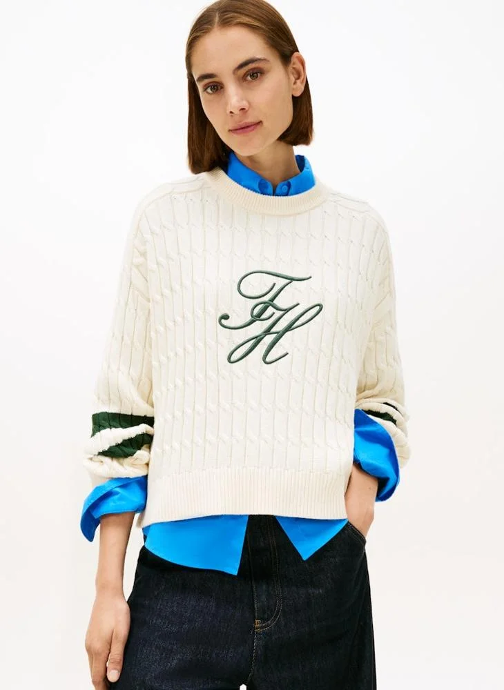 Graphic Pullover Sweater