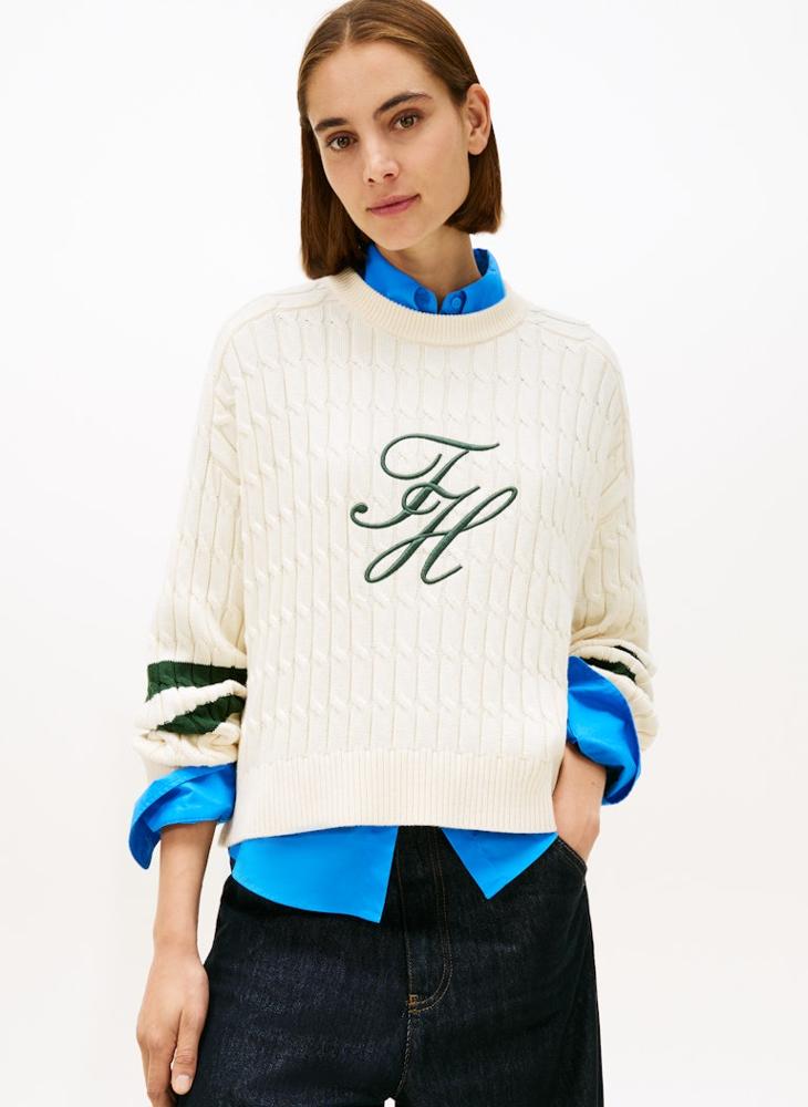 TOMMY HILFIGER Graphic Pullover Sweater - Image 1
