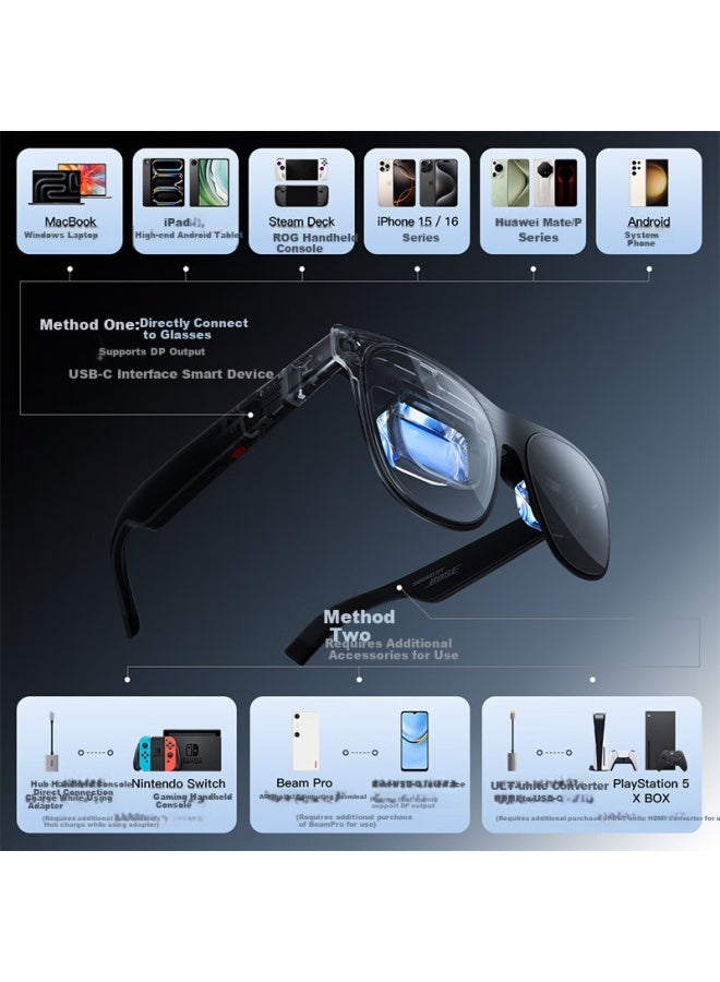 Xreal One Pro Smart Ar Gl L Size Native 3dof Hovering 556" Adjustable Portable Screen 57°fov Pre-purchase Customer Service For Pupillary Distance Measurement Non-vrai Gl - Image 5