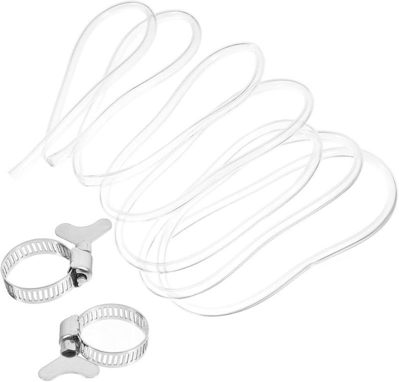 Flexible High Pressure Brewing Tube With Hose Clamps For Home Beer Dispensing Kegerator - Image 2