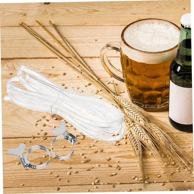 Flexible High Pressure Brewing Tube With Hose Clamps For Home Beer Dispensing Kegerator - Image 4