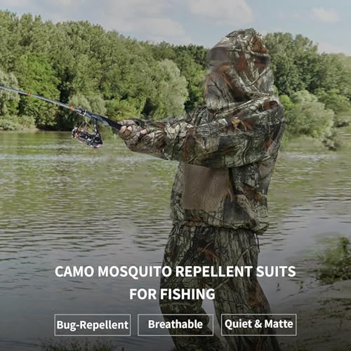 LOOGU Mosquito Suits, Net Bug Pants & Jacket Hood Sets - Ultra-fine Mesh - With Fishing, Hiking, Camping and Gardening - Image 3