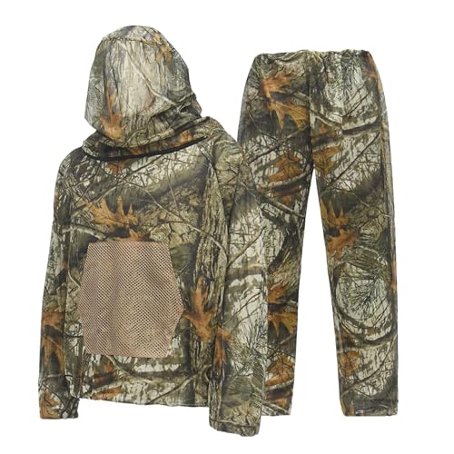LOOGU Mosquito Suits, Net Bug Pants & Jacket Hood Sets - Ultra-fine Mesh - With Fishing, Hiking, Camping and Gardening - Image 1