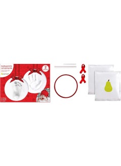 pearhead Pearhead Babyprints Baby's First Handprint or Footprint Ornament Kit  - Image 2
