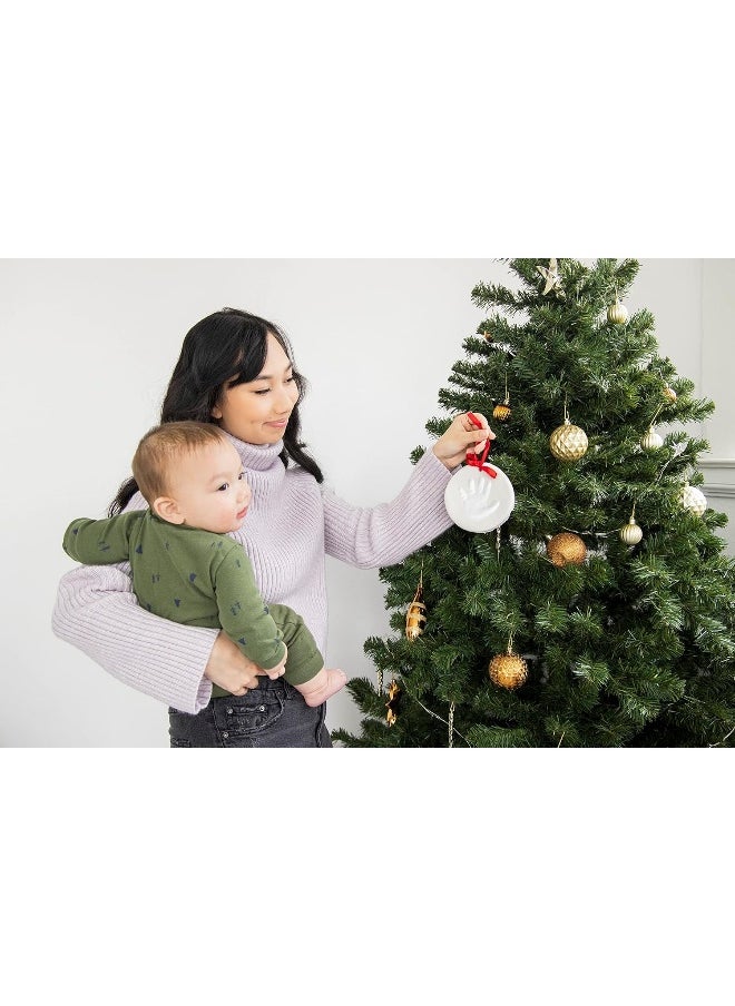 pearhead - Pearhead Babyprints Baby's First Handprint or Footprint Ornament Kit - Image 1