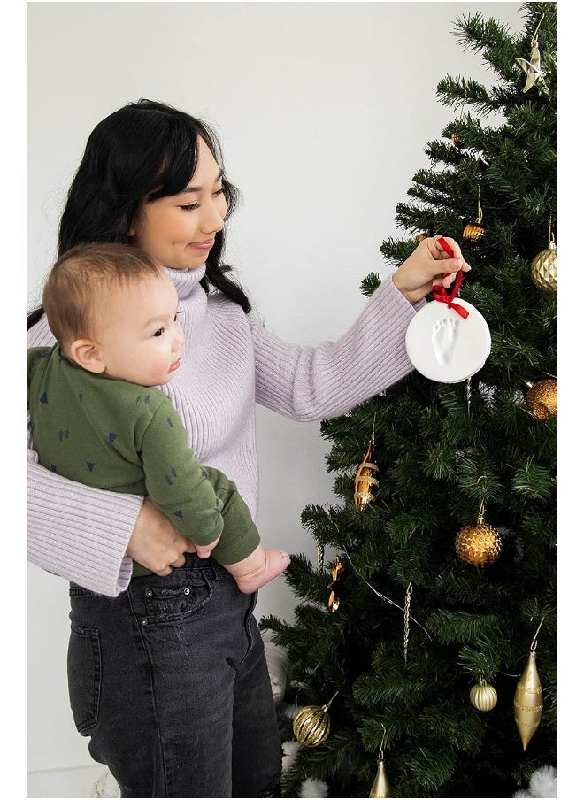 pearhead - Pearhead Babyprints Baby's First Handprint or Footprint Ornament Kit - Image 1