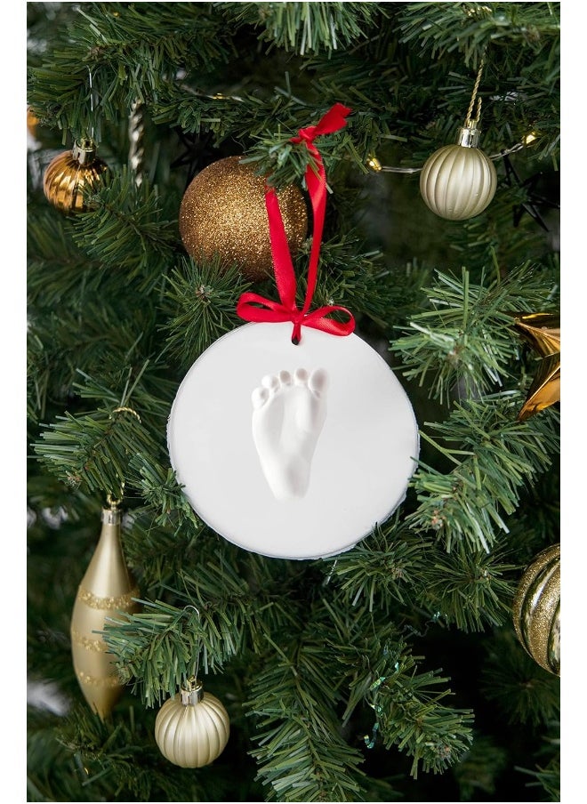 pearhead - Pearhead Babyprints Baby's First Handprint or Footprint Ornament Kit - Image 1