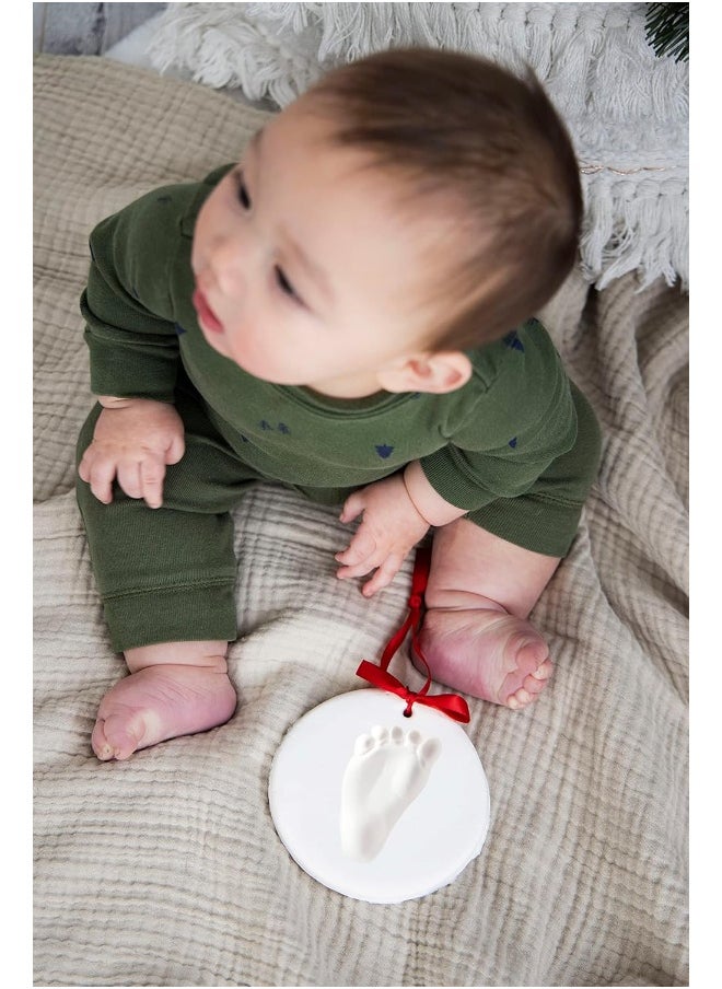 pearhead - Pearhead Babyprints Baby's First Handprint or Footprint Ornament Kit - Image 1
