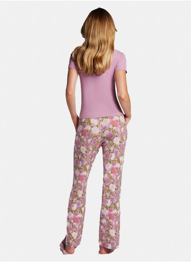 hunkemoller - Pant Jersey Str Flower - Image 1