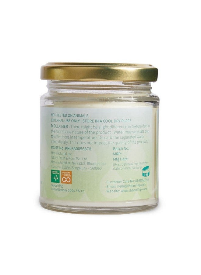 IBBANI Naturals Deep Nourishing Body Butter For Sensitive Skin | Cold-Pressed Body Butter Cream For Women and Men | Organic Moisturizing Body Lotion 150 Grams - Image 5