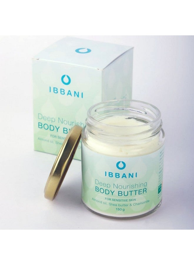 IBBANI Naturals Deep Nourishing Body Butter For Sensitive Skin | Cold-Pressed Body Butter Cream For Women and Men | Organic Moisturizing Body Lotion 150 Grams - Image 2