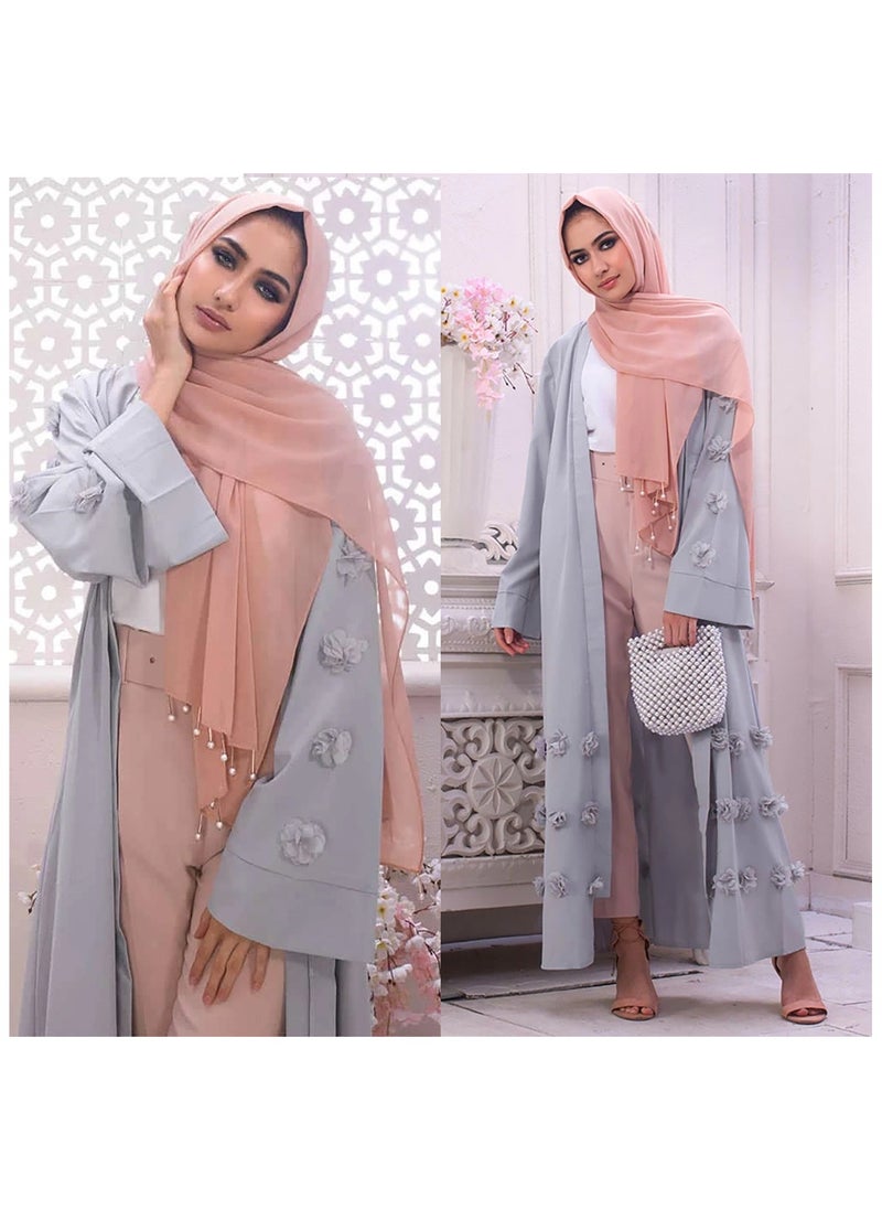 Generic - 3D floral Muslim long skirt - Image 1