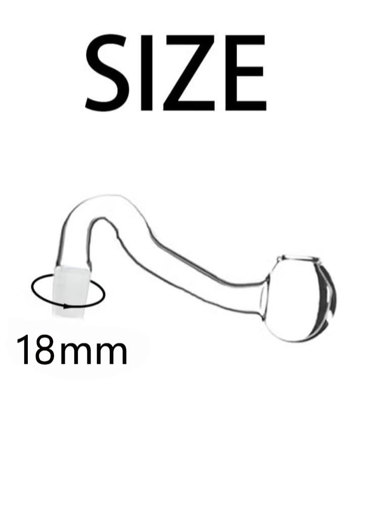 2Pcs 18mm Glass Mini inflow Pipe,Inflow Pipe Water Pump Aquarium FilterTubing, Surface Skimmer, AquariumPlanted Tank Aquascaping Fish TankAccessories, for Fish Tank - Image 3