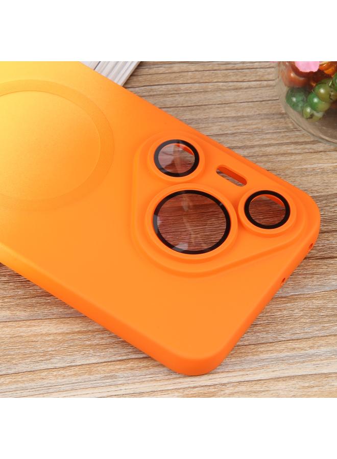 زبون حافظة لهاتف هواوي بورا 70 من مادة البولي يوريثان الحراري السائل والسيليكون المتدرج MagSafe - Image 4